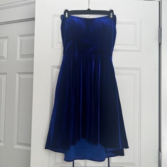 JOVANI Dress Cocktail Blue - Picture 5 of 10